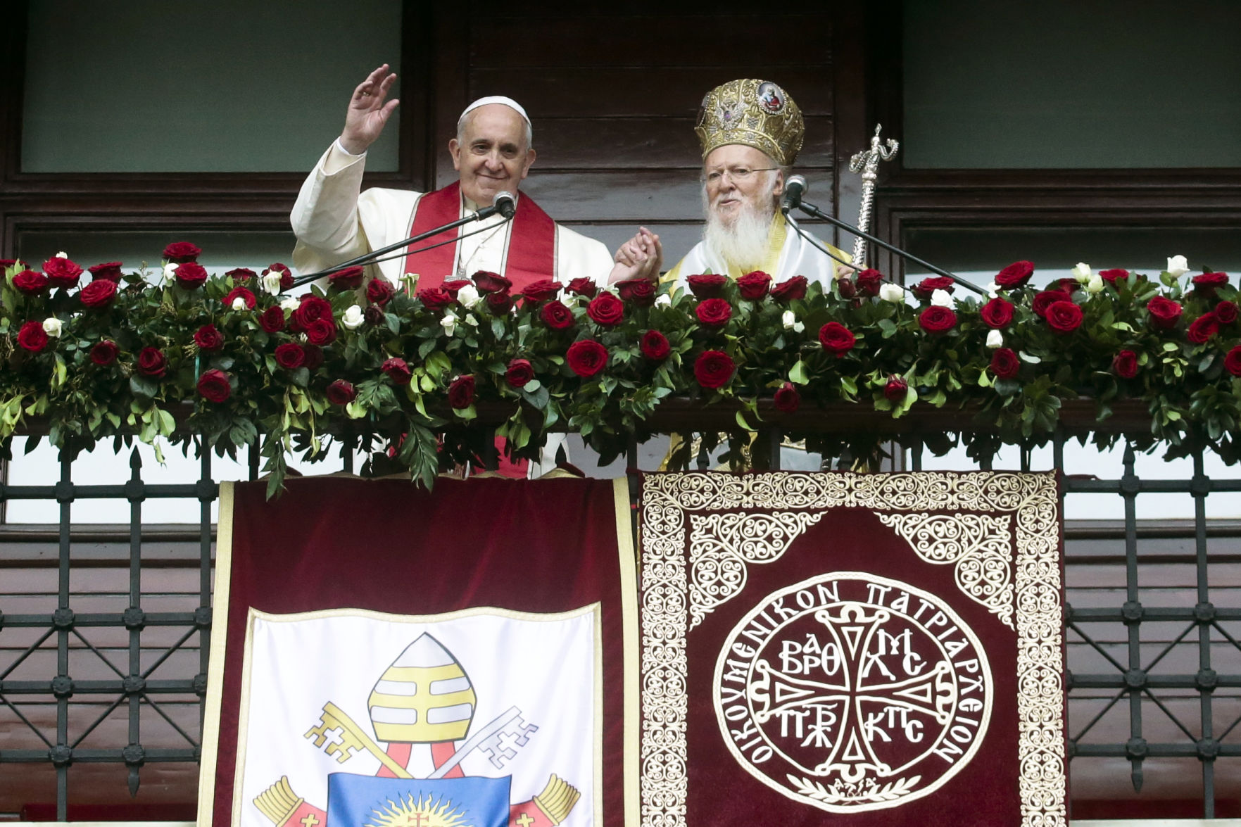 2014: Pope Francis & Ecumenical Patriarch Bartholomew I